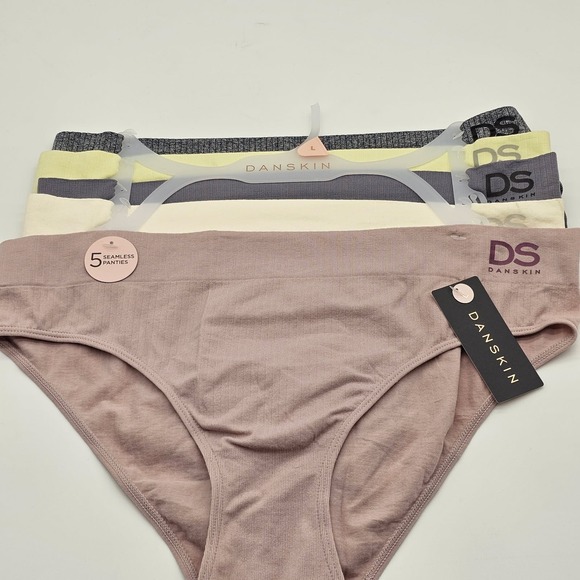 Danskin Other - NWT Danskin Womens Comfy Seamless Panties Large Neutral Colors ~~5 PAIRS~~